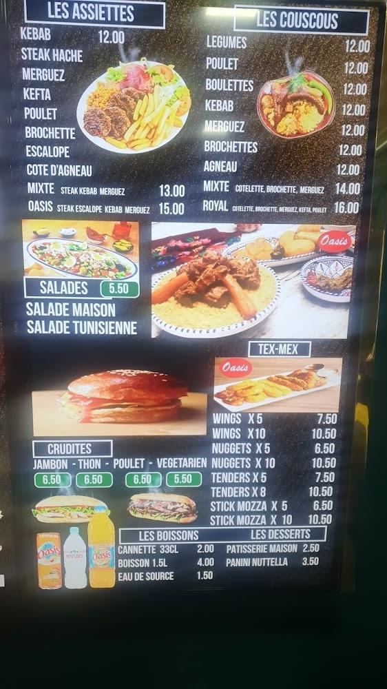 L'oasis - Menu Image 1